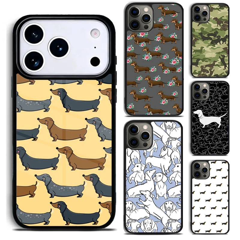 

Мягкий силиконовый чехол для телефона с рисунком таксы для iPhone 17, 16e, 15, 14, 13, 12, 11, Mini, Pro, MAX