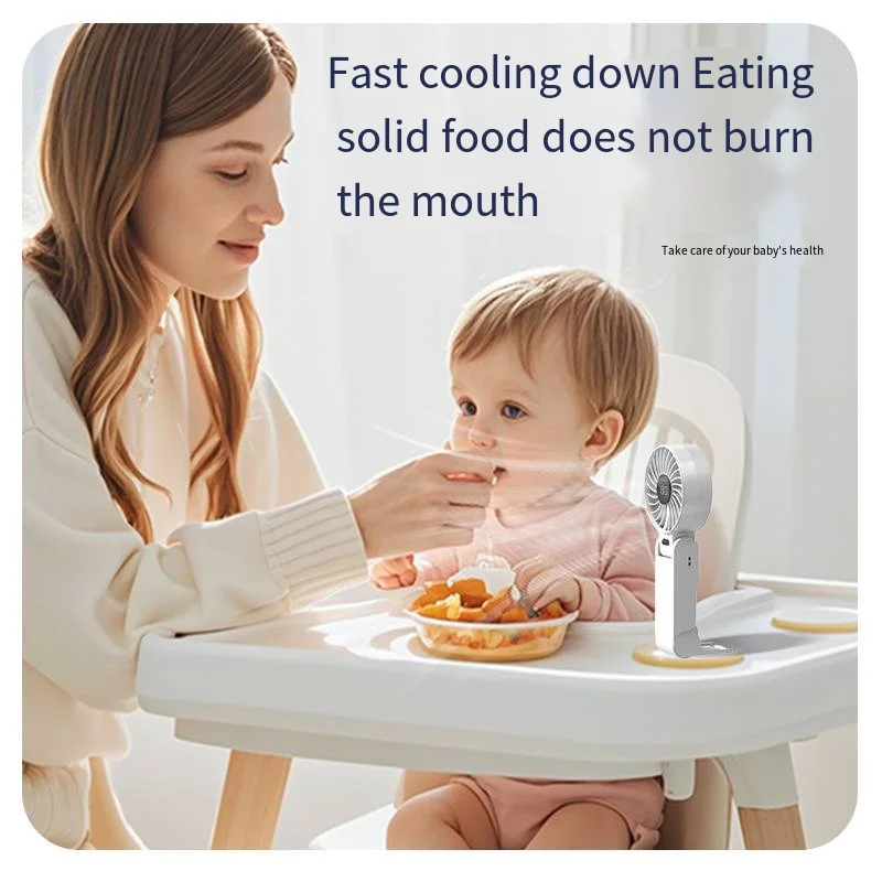 Xiaomini Fan is a rechargeable portable fan with a built-in stand, compact and portable, which can be used while charging
