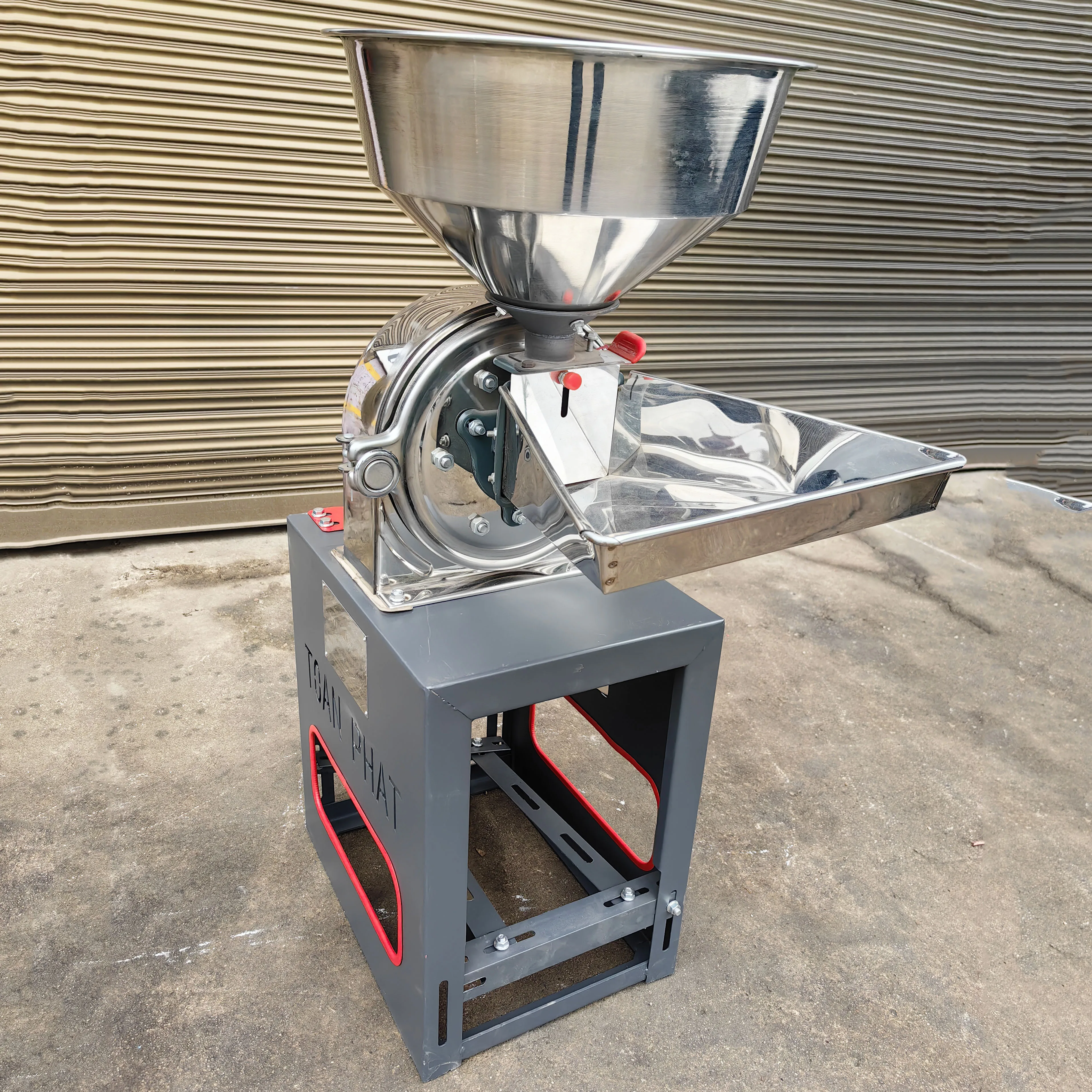 Hochwertige Edelstahl-Mahlmaschine, ultrafeine Pulverisierungsmaschinen für Gewürze, Mehl, große Körnung, Pulverfutterverarbeitung