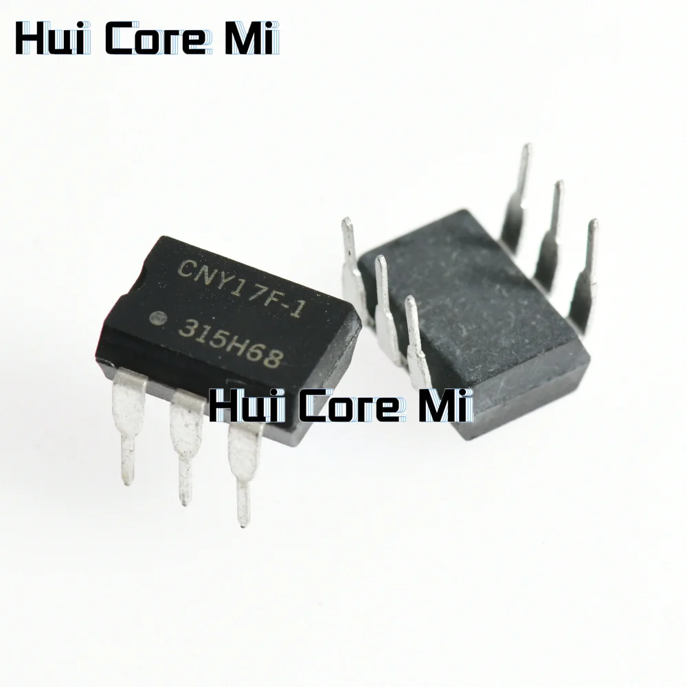 Transistor de Desmontagem Direta, Transistor, CNY17F-1, DIP-6, CNY17F, Novo estoque