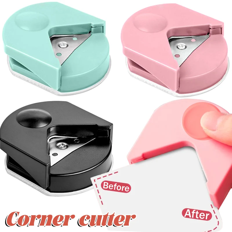 Mini Corner Rounder Paper Punch Card Photo Fillet Cutter Machine Paper Trimmer DIY Craft Scrapbooking Tools School Supplies