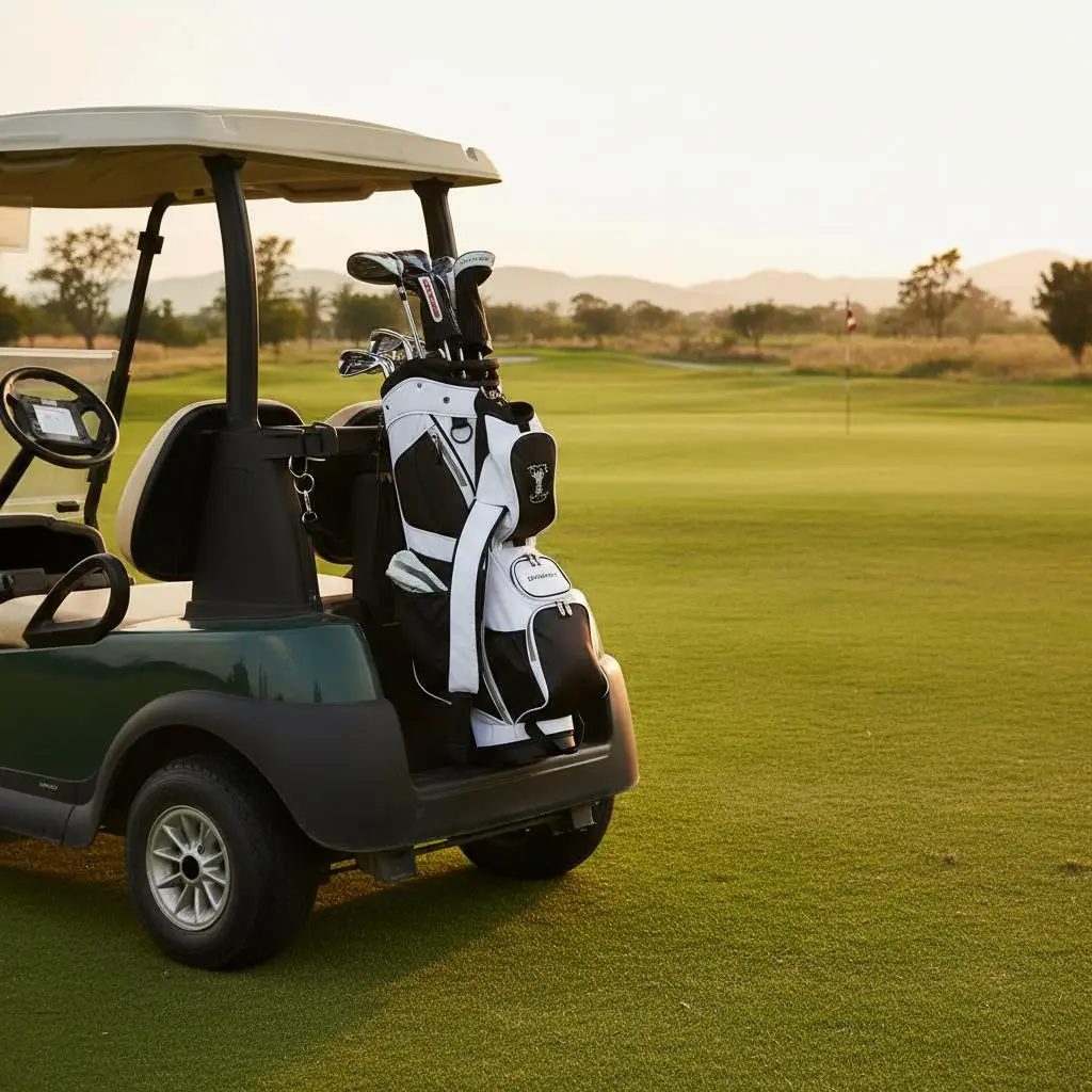 

14 Way Organizer Top Golf Club Carrier 36 Inch For Course Driving Range Travel 13 Pockets Premium Nylon Construction Handles