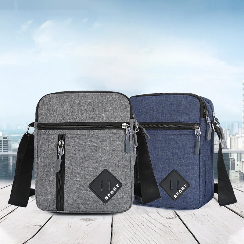 

Daily commuting shoulder bag, casual men's bag, multi-layer fashionable crossbody bag, outdoor travel bag