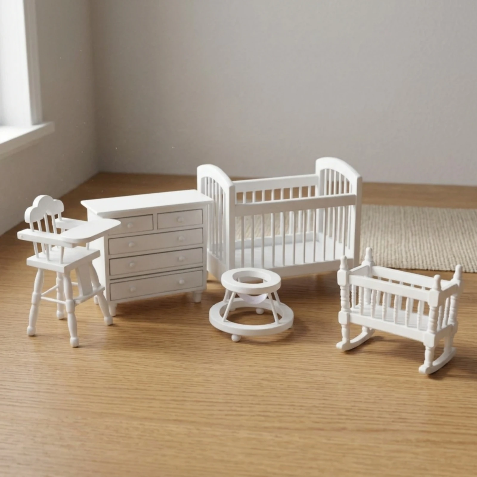 ชุดของเล่นบ้านตุ๊กตา 5 ชิ้น เฟ - Baby Nursery Furniture Sets บทวิจารณ์และราคา