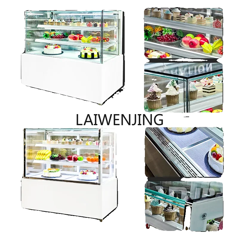 MJY borderless cake display cabinet air-cooled commercial mousse dessert refrigerator