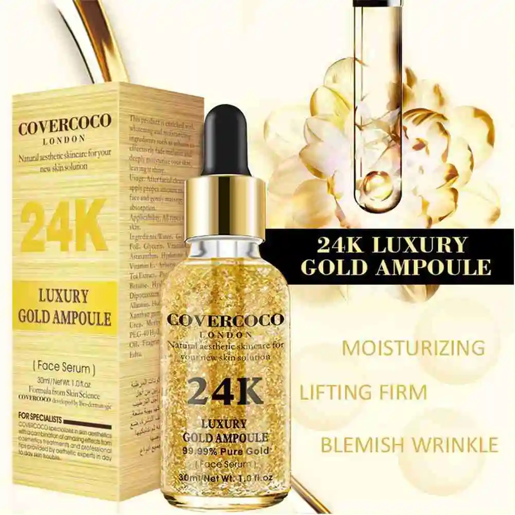 Nicotinamide Whitening Serum Skincare Hyaluronic Acid For Face Collagen 24k Gold Anti-wrinkl Moisturizing Facial Serum Skin Q6L9