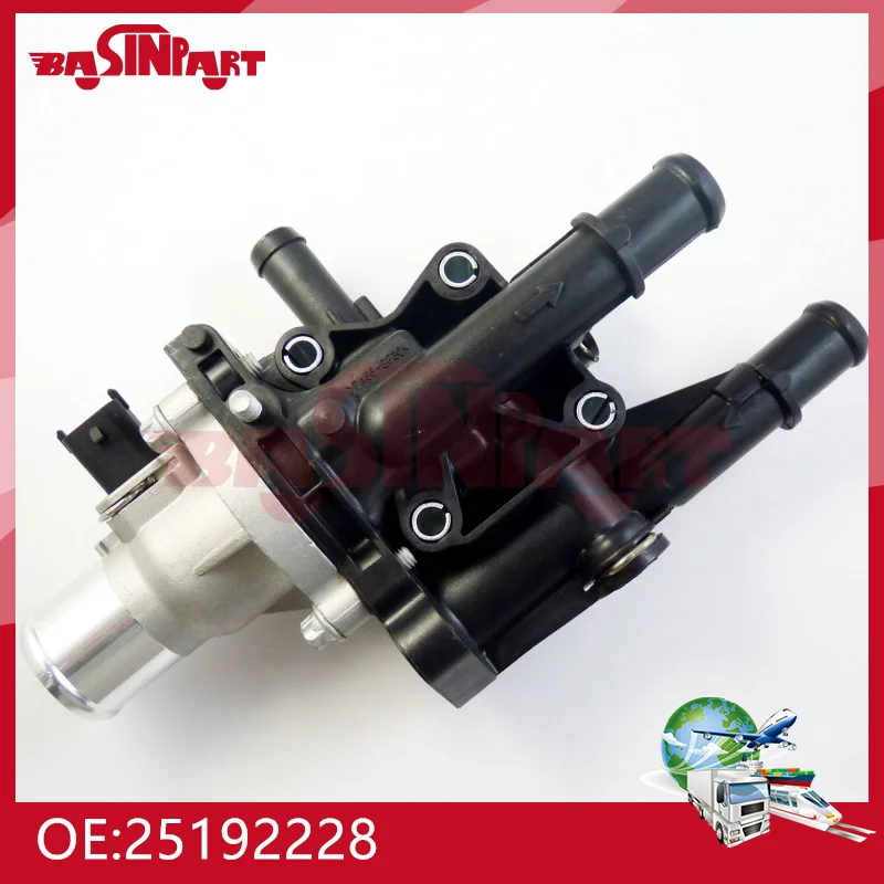 25192228 Coolant Thermostat Housing For Chevrolet Cruze Sonic 1.6L 1.8L Opel Vauxhall Insignia Astra Vectra 25191992 55579951