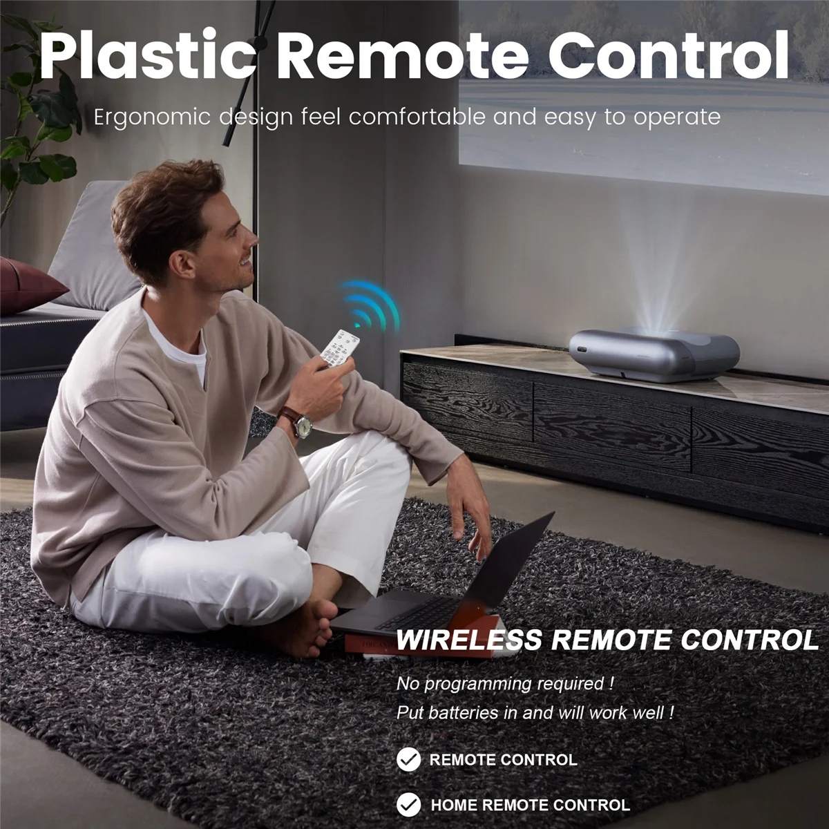 Projector Remote Control for CASIO Projector YT-141 XJ-A142 XJ-A147 XJ-A242 XJ-A247 Replacement Remote Control