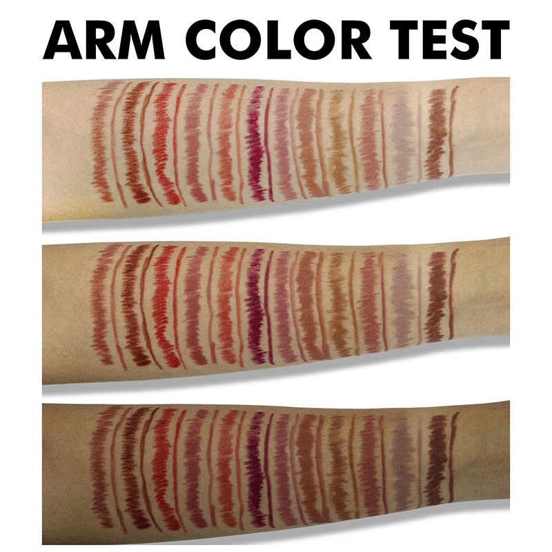 12-częściowy zestaw matowych kredek do ust, 12 kolorów, nude, aksamitny, matowy, miękka mgiełka, długotrwały, 0,8 g*12