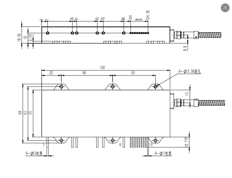 Dual-Wavelength 1940nm/1470nm Laser Module – 30W+15W Combined Fiber Output for Medical Ablation