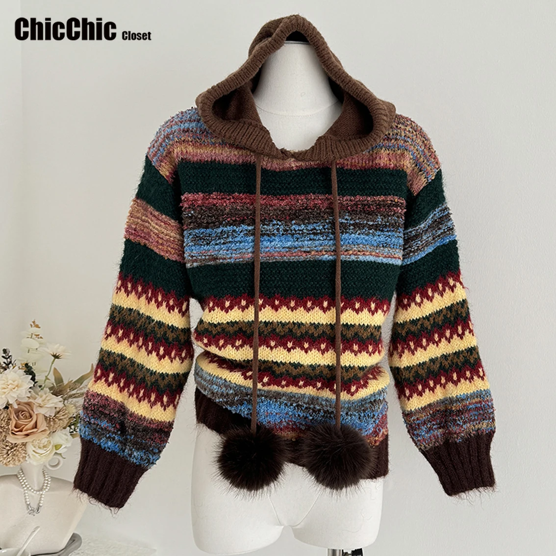 

Pullovers Sweater Knitted Loose Jacket For Women Clothing 2025 New Casual Y2k Crop Clothes Elegant Female Clothing Fashion Tops