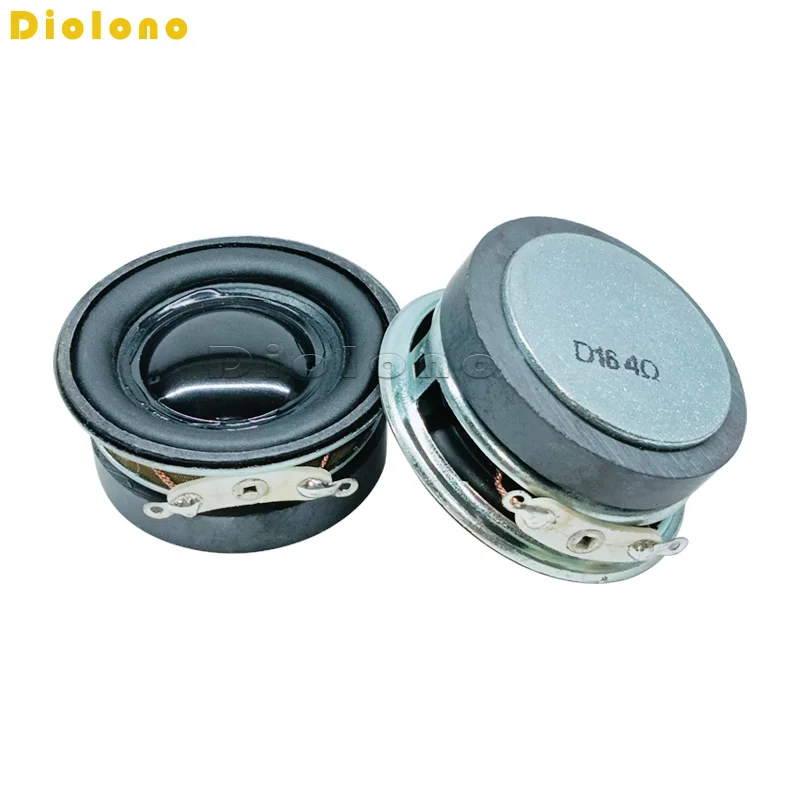 2pcs 8 4 Ohm 3W 40mm 1.5inch Full Range Round Speaker 35MM External Magnetic PU Edge BT Audio Amplifier Radio Sound Loudspeaker