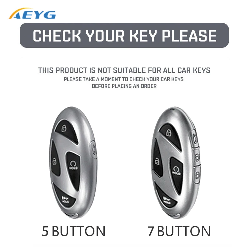 For Hyundai IONIQ 6 New Grand Prix GN7 Kona 5 7 Buttons Fashion TPU Car Remote Key Case Cover Protected Keychain Fob Accessories