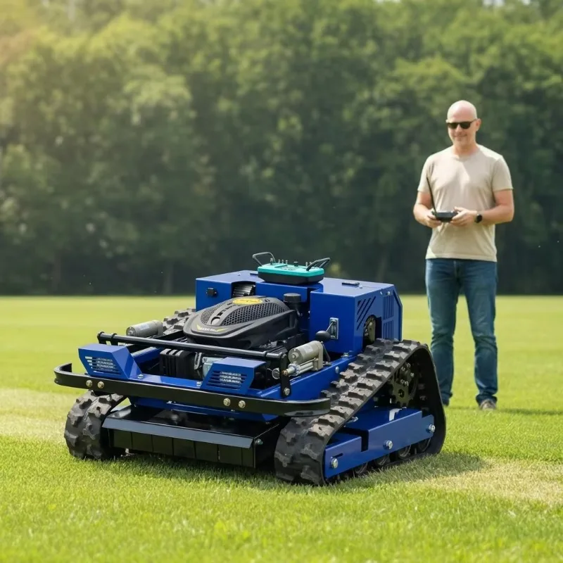 Remote Control Robot Automatic Lawn Mower & Remote Control Tractor Lawn Mower
