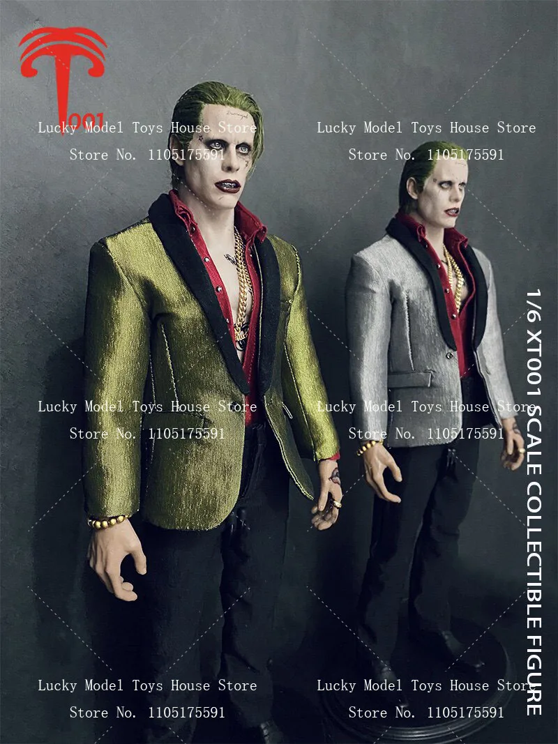XT001 Series 1/6 Leto Clown Suit Cloth Action Figure Comic Villain Comedian Actor Delicate 12