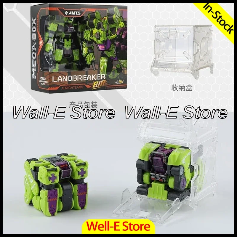 

В наличии MEGABOX MB-12 MB-12DE 52TOYS Оригинальный трансформирующийся робот-фигурка, превращающийся в меха и куб, игрушки LANDBREAKER