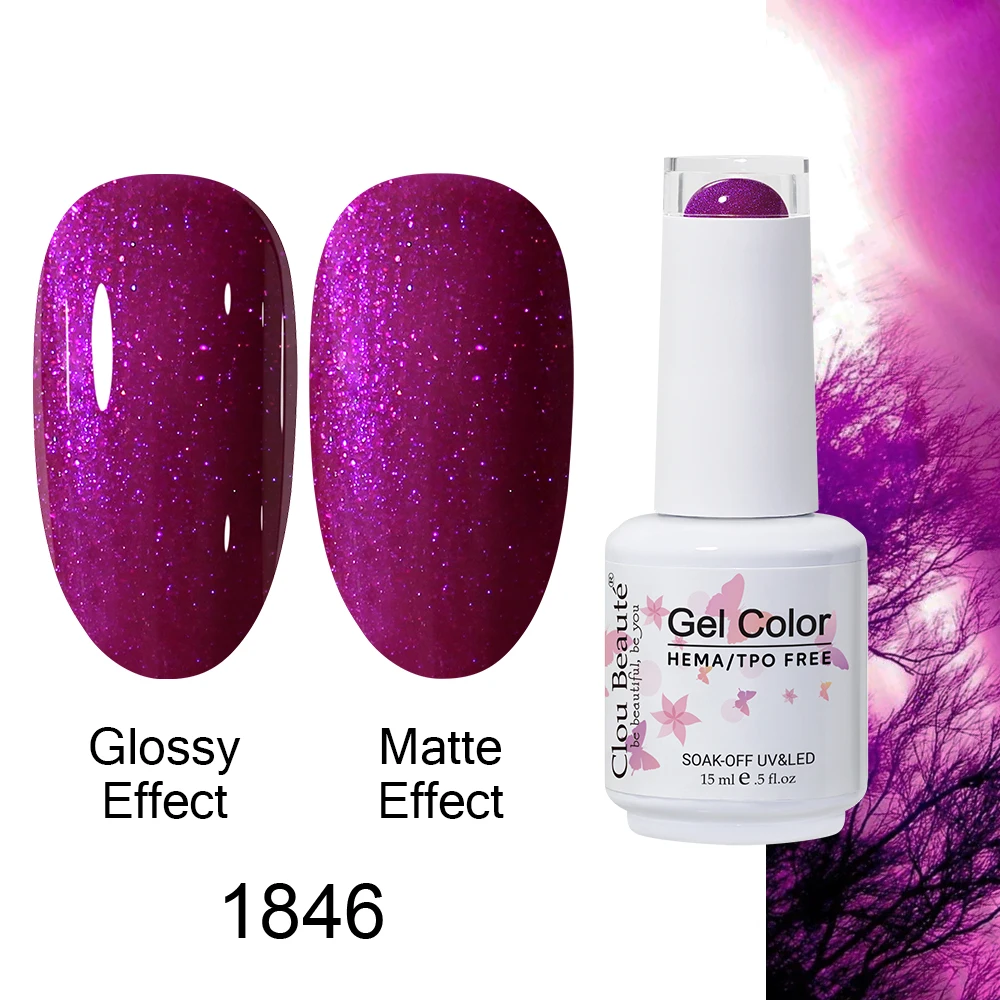 Clou Beaute Gel-Nagellack, Neonbraun, Königsblau, Rot, Grün, Pastell, Nude, Nagelkunst, Lacke, Gel-Lack, Decklack, UV-Gel-Nagel