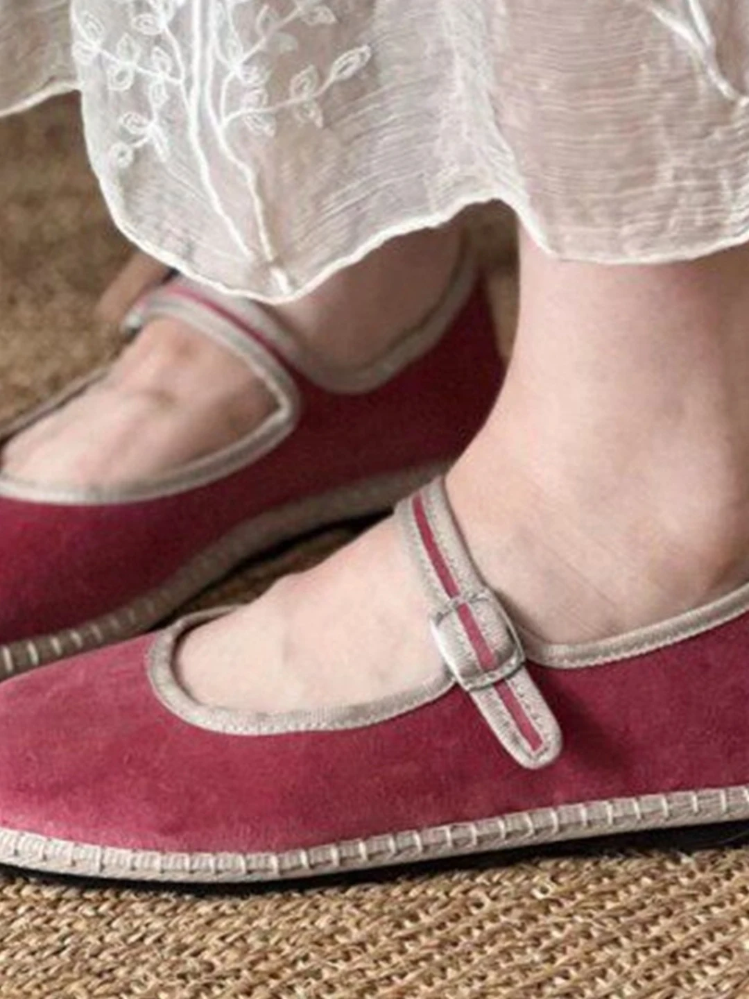 comfortable-casual-velvet-mary-jane-ballet-flat-shoes-women's-slip-on-loafers-versatile-flat-bottom-casual-fashion-footwear