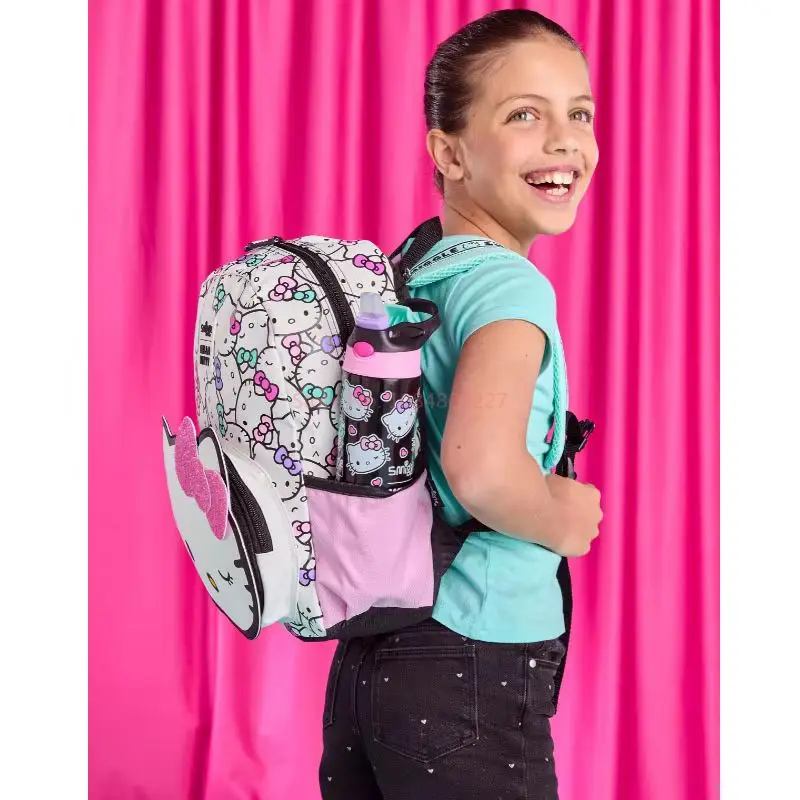 

In Stock Smiggle Hello Kitty Cartoon Series School Bag Australias Anime Backpack For Children Student Portable Y2k Stylish
