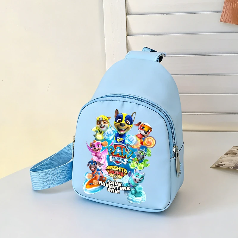 

PAW Patrol Sling Chest Bags Cartoon Chase Skye Marshall Crossbody Bag Outdoor Travel Satchel Anime Shoulder Bag Girls Xmas Gift