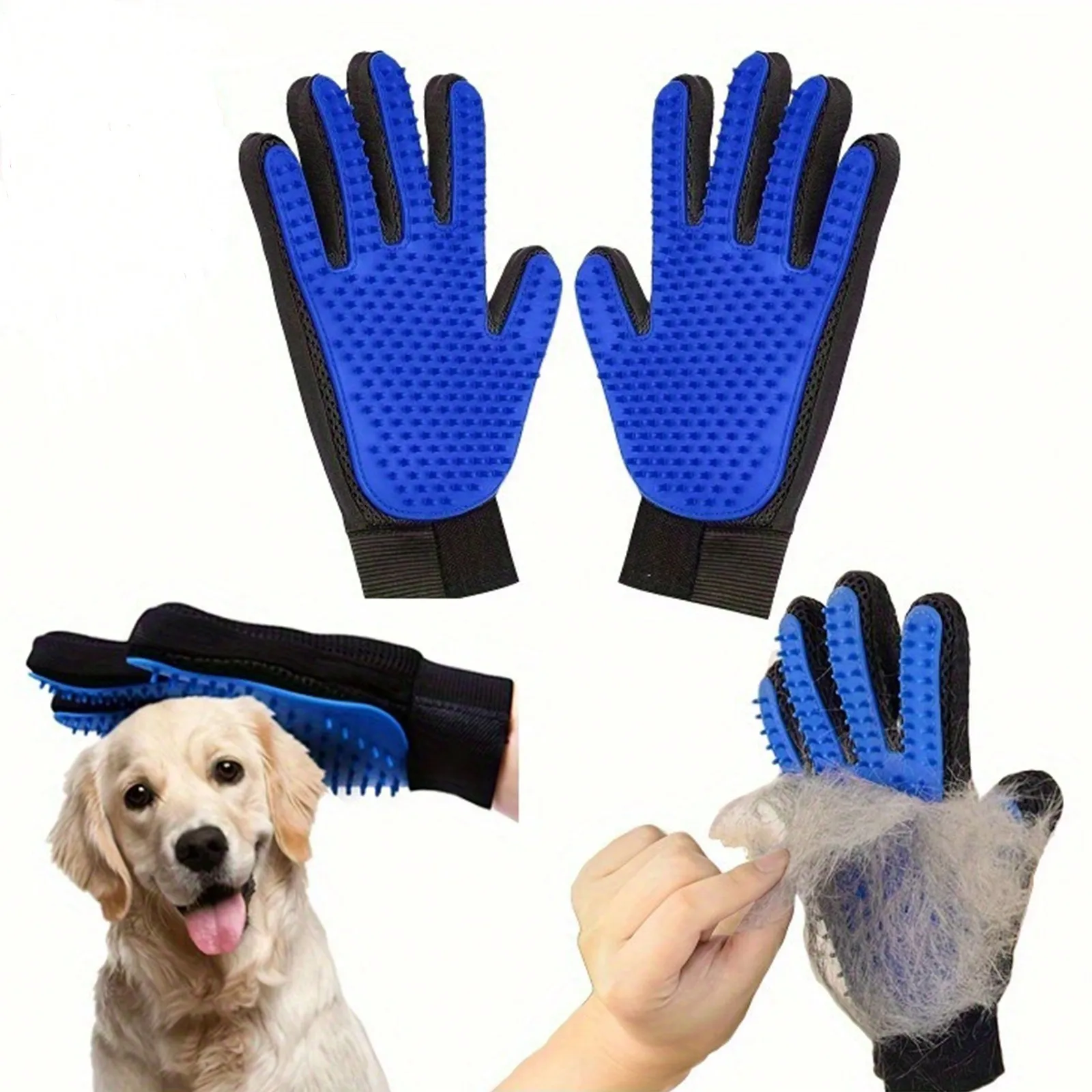 Single Pet Grooming Glove Brush – Loose Fur Removal Mitt product image