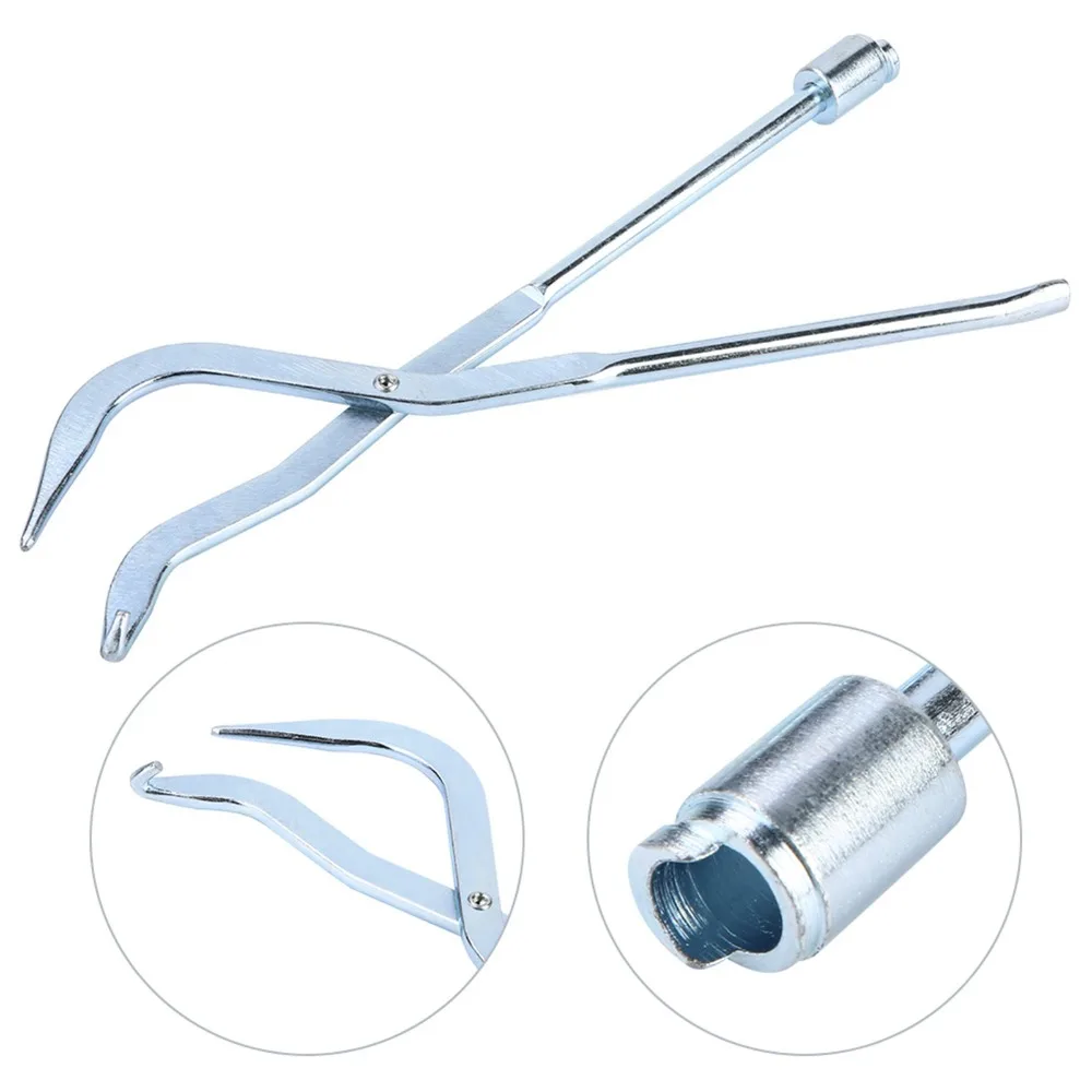 

Инструмент для разборки, щипцы для тормозных пружин из сплава, серебристые, регулируемые, для барабанных тормозов, двусторонние, для ремонта автомобилей