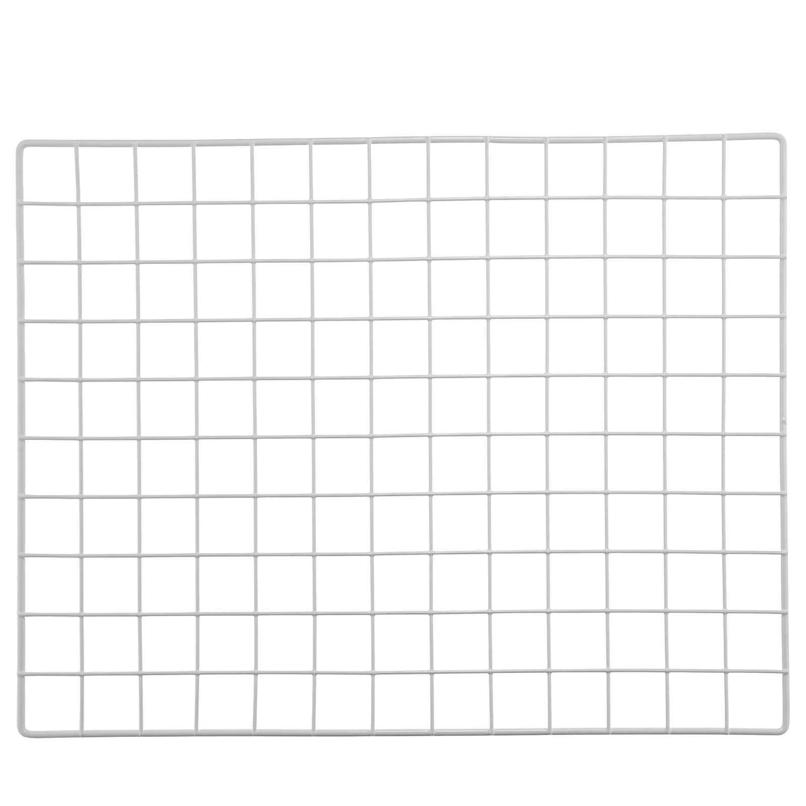 

48.5X37.5Cm White Iron Wire Grid Wall Panel Metal Mesh Storage Rack Hanging Decor For Display Wall Collage Wall nament Wall