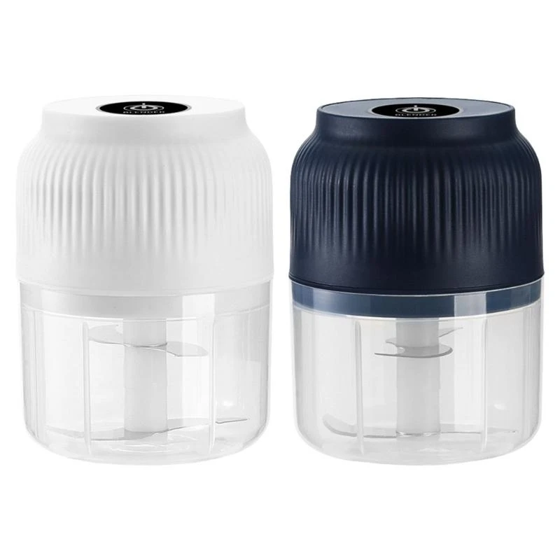 L43A Electric Garlic Chopper Vegetable Mashers Press 300ml Vegetable Chopper Mashers Machine Garlic Crusher Chopping Tool
