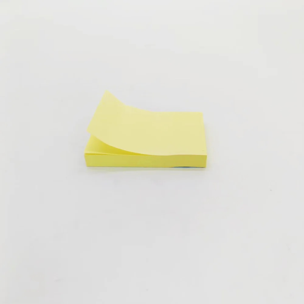 100 ورقة 76*51 مم ورق مذكرة للملاحظات اللاصقة مع التصاق قوي، وسادات ملاحظات ذاتية اللصق للطلاب، مقاس S قابل للكتابة يدويًا