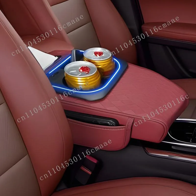 

New Car Armrest Storage Box Automatic Armrest Pad Car Center Console Storage Box Accessories