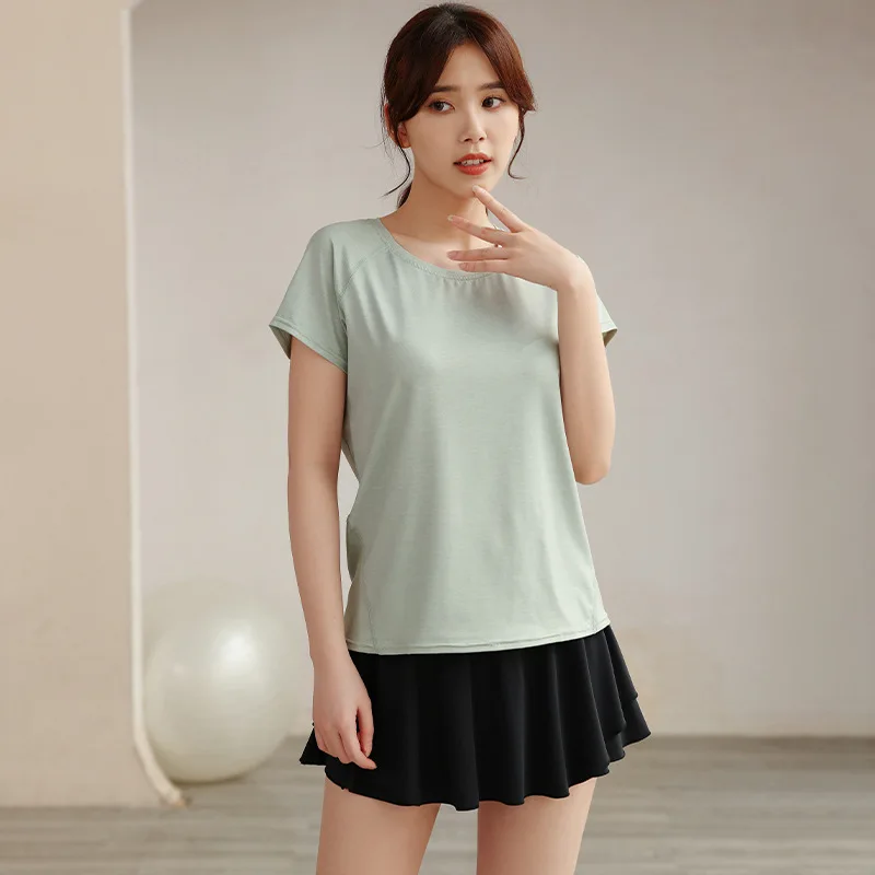 

2025 Summer New Yoga Suit for Women Loose Plus Size Fat MM Slim Quick-Drying Sports Running Fitness Two-Piece Set