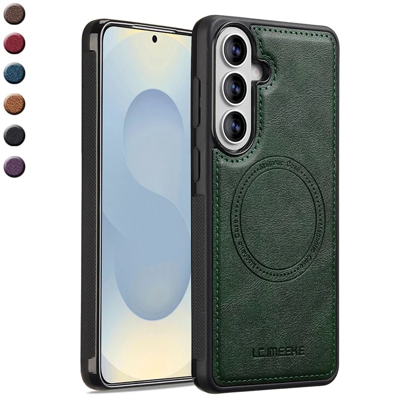 

Plain PU Leather Phone Case for Samsung Galaxy A57 A37 A17 A56 A36 A16 A55 A35 A15 A54 A34 A14 A53 Wireless Charge Back Cover