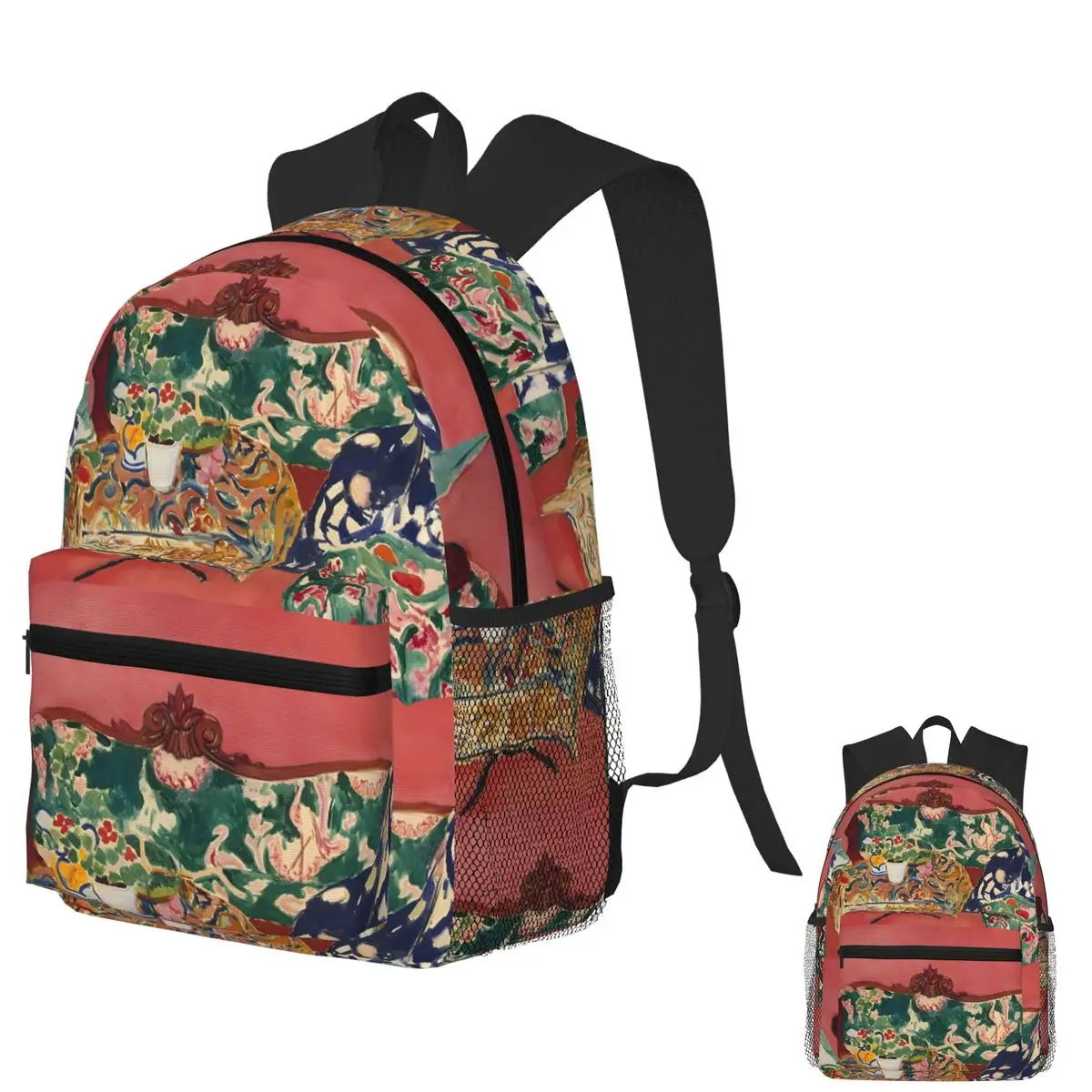 

Henri Matisse Student Backpack School Bag Hiking Travel Daypack for Boys Girls Bookbag Shoulder Bags