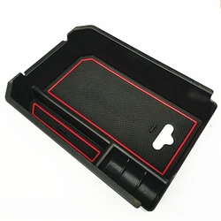 FUNDUOO For Toyota RAV4 2008 2009 2010 2011 2012 2013 RAV 4 Interior Central Armrest Storage Box Car Accessories Styling