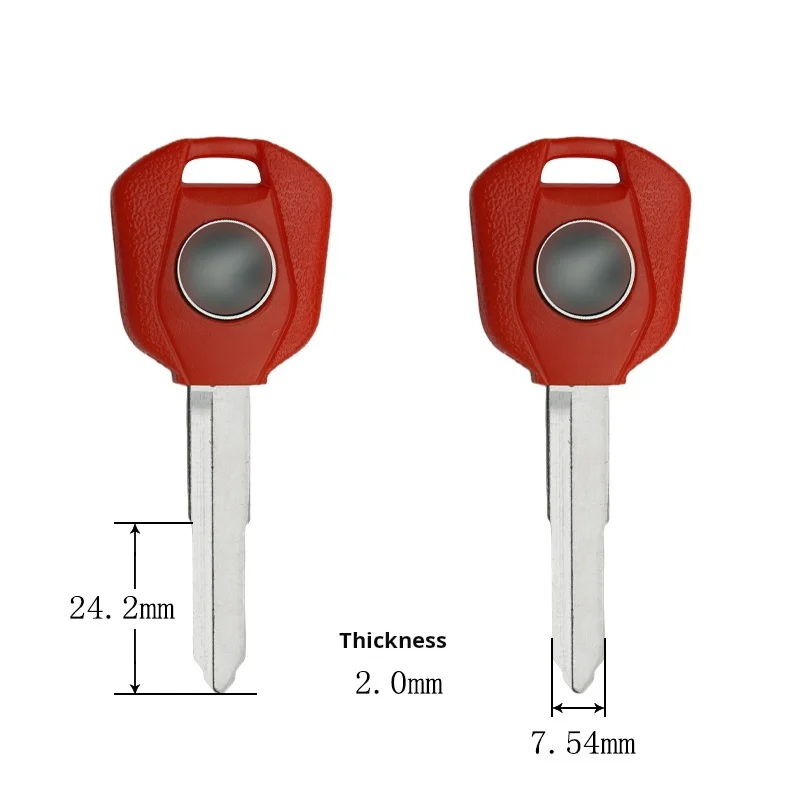 Clé de moto Honda, embryon de clé, puce antivol peut être placée, convient pour Honda CM500, CM300, CB400X, CB400F