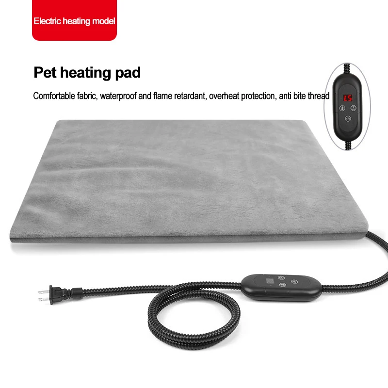 Extra large pet heating pad, electric blanket, dog and cat heating pad, direct switch heating pad, waterproof, electric pet heat