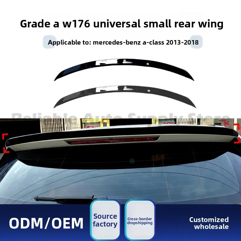 

For Mercedes A Class W176 A180 A200 2013 2018 Rear Roof Spoiler Wing Aerodynamic Upgrade Premium Quality Durable Design Perfect