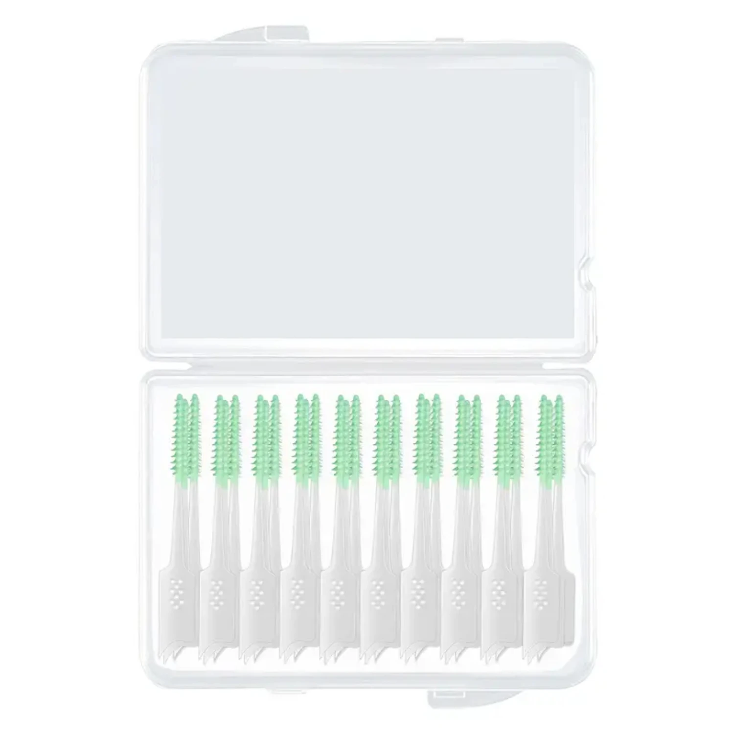 Double-ended Dental Care Interdental Brushes - 20pcs for Effective Flossing, Fresh Breath, Healthy Gums. Oral Hygiene Tools for