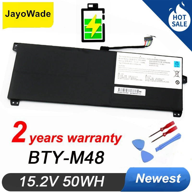 New BTY-M48 Laptop Battery For MSI PS42 PS42-8RB PS42-8RA PS42-8RC For MECHREVO S1 S1-C1 4ICP5/41/119 3390mAh 15.2V 50WH BTY M48