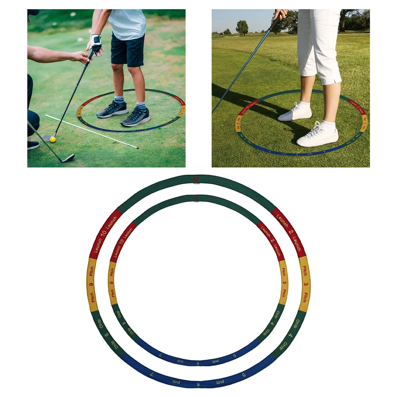 Golf Trainer Serve Circle Position Correction Trainer Übung Anfängerhaltung