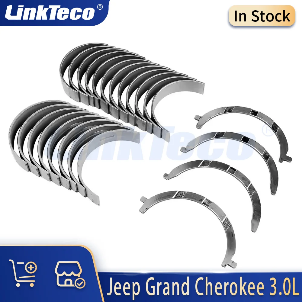 

Engine Main And Connecting Rod Bearing Crankshaft Thrust Set For Jeep Grand Cherokee RAM 1500 3.0L Diesel L630 EXF A630 3.0 L T