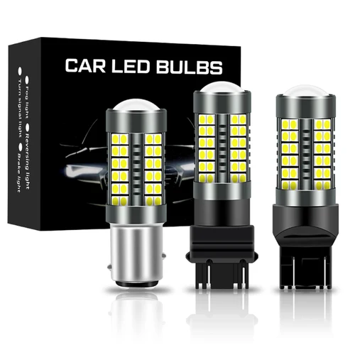 2X PY21W BAU15S LED P21W BA15S 1156 1157 BAY15D P21/5W T20 7440 W21W T25 3157 bombilla LED R5W R10W luces de señal de giro para coche lámpara automática