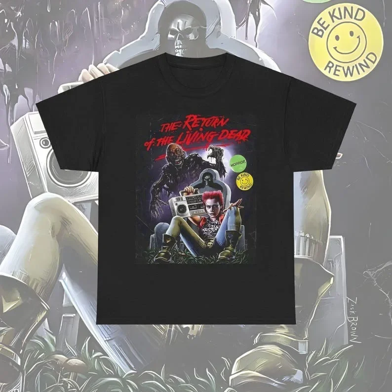 

Return Of The Living Dead T-shirt, Horror Movie Fan Tee, Halloween Shirt, Zombie shirt, Gothic Style