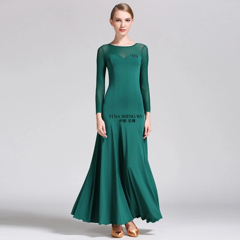 Gonna da ballo da sala valzer Abito da ballo standard professionale da donna Costume da ballo latino moderno da competizione per donna