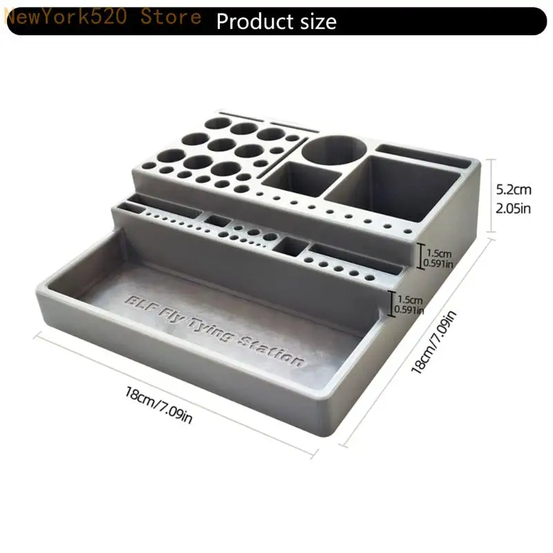 N84C Fly Tying Tying Materials Storage Desktop Storage Rack