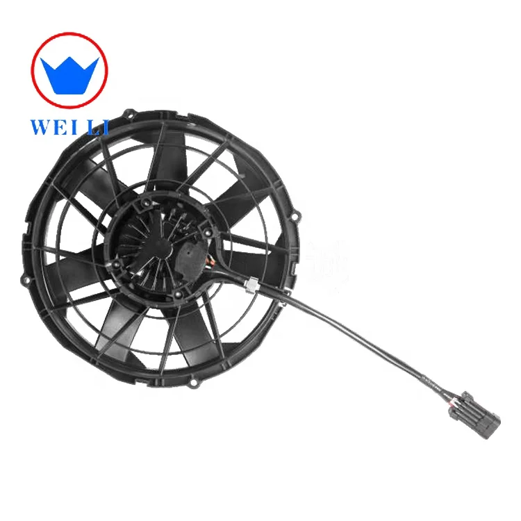 2026 High Efficiency 12Inch  WLNF342 DC  Suitable for A/C Auto Refrigeration Systems in Trucks and Buses Condenser Fan