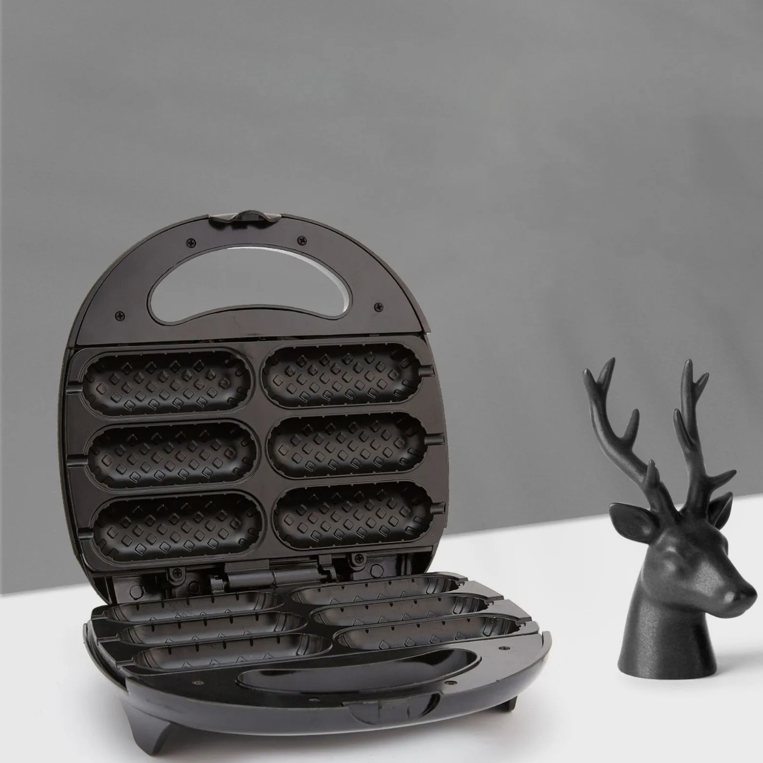 American standard household hot dog machine, breakfast , frying , grilling sausage , electric cake stall