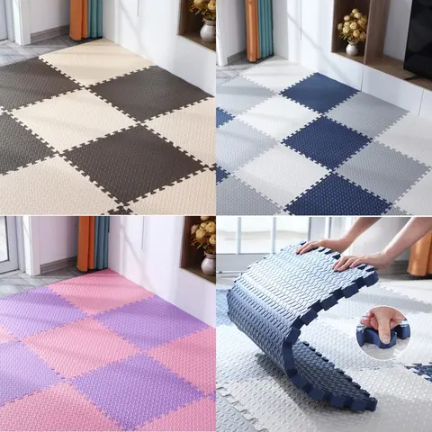 층간소음매트 16P 퍼즐매트 강아지 고양이 거실 방음매트