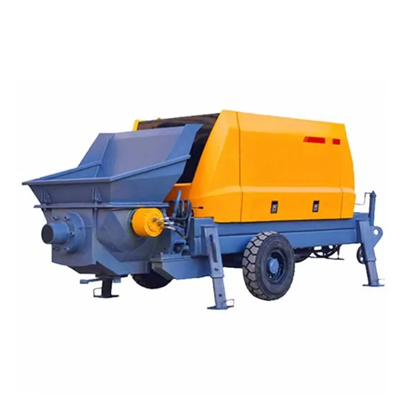 Diesel Driven Concrete Mixing Pump for Building Road Construction Long Service Life OEM ODM Custom Color Logo Available