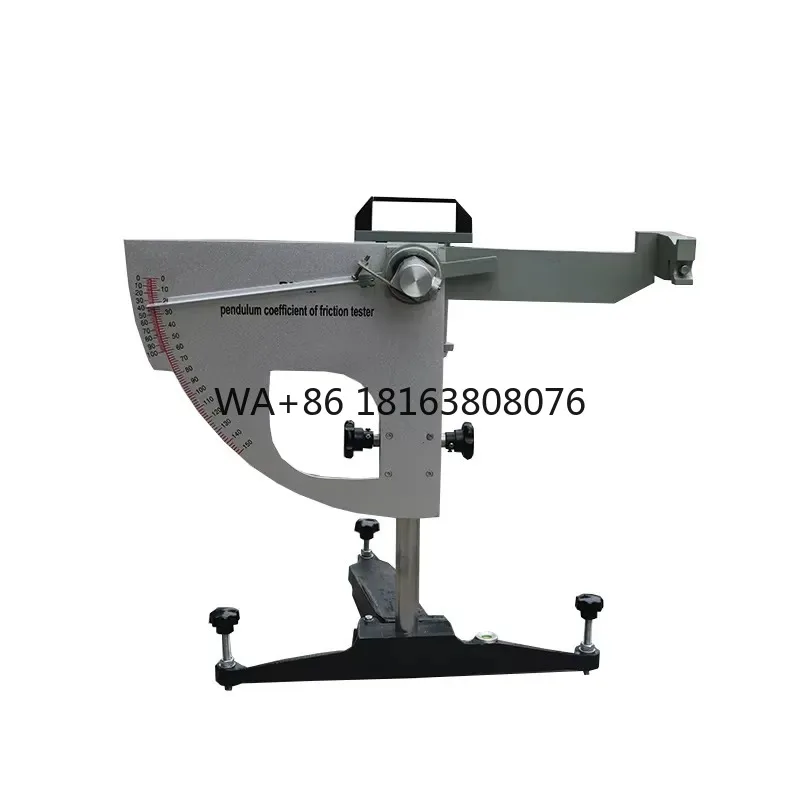 Stainless Steel Pendulum Test Instrument for Road Surface Skid Resistance and Friction Coefficient Tester